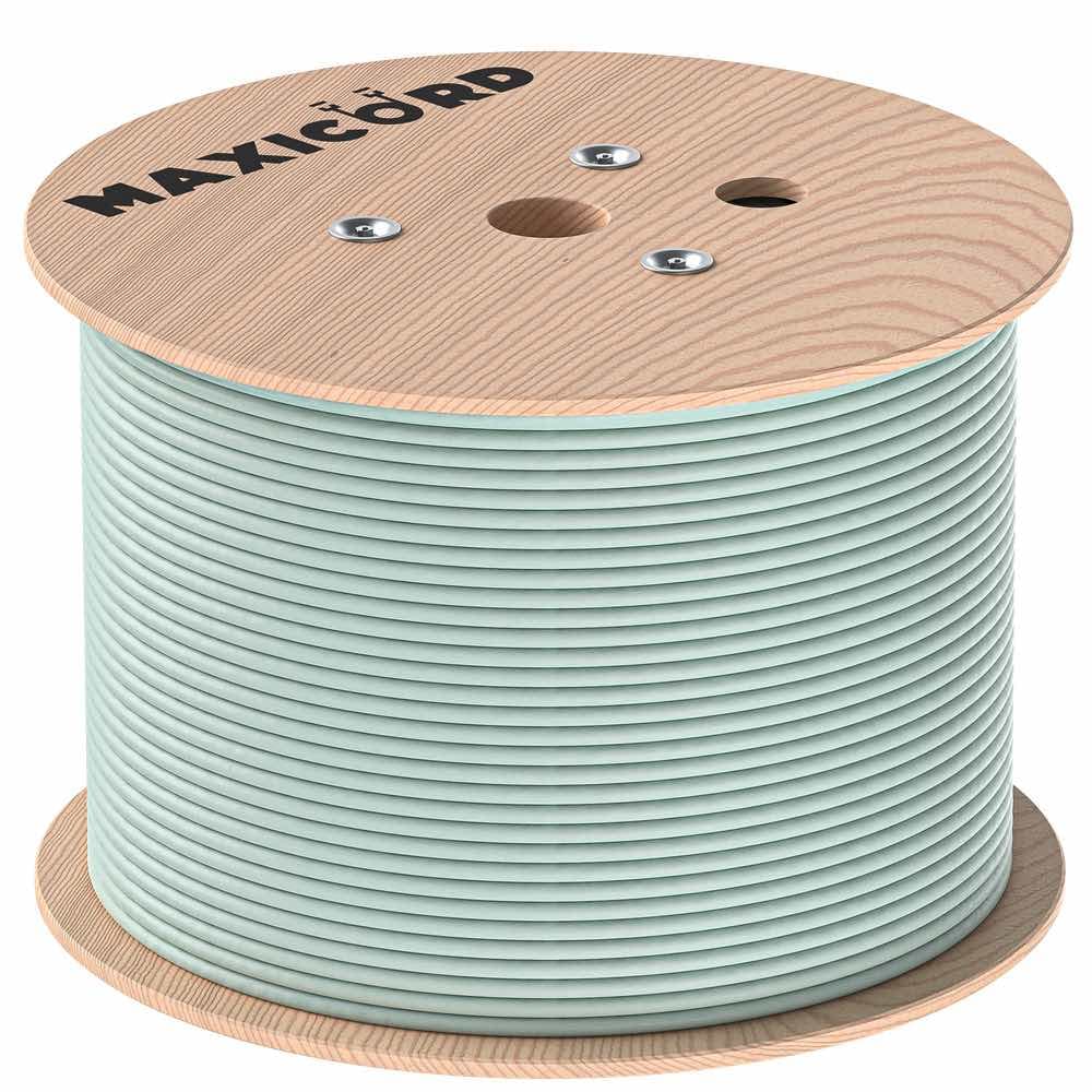 Витая пара Maxicord кат.6A U/UTP4 CU 23AWG LSZH нг(А)-HF, аква, 500 м.