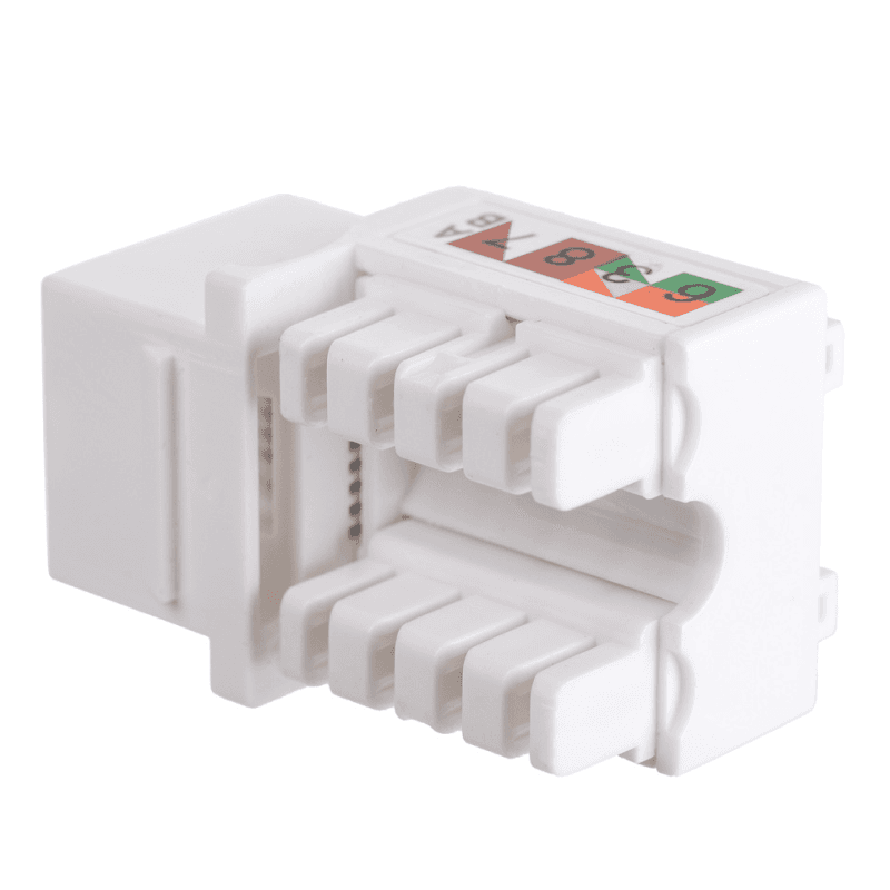 Модуль Maxicord Keystone Jack кат.5е UTP 110 IDC 90 градусов, белый — изображение 4