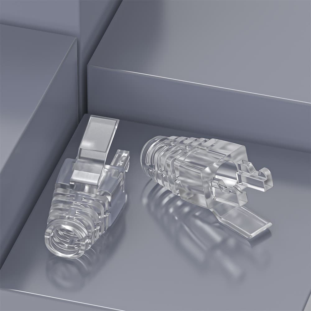 Защитный колпачок Maxicord для коннектора RJ-45(8P8C), прозрачный, 100 шт.