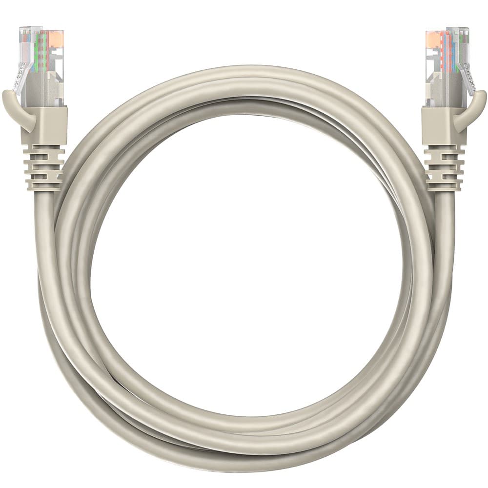 Патч-корд Maxicord RJ-45 кат.5е U/UTP CU 26AWG LSZH 2 метра, серый