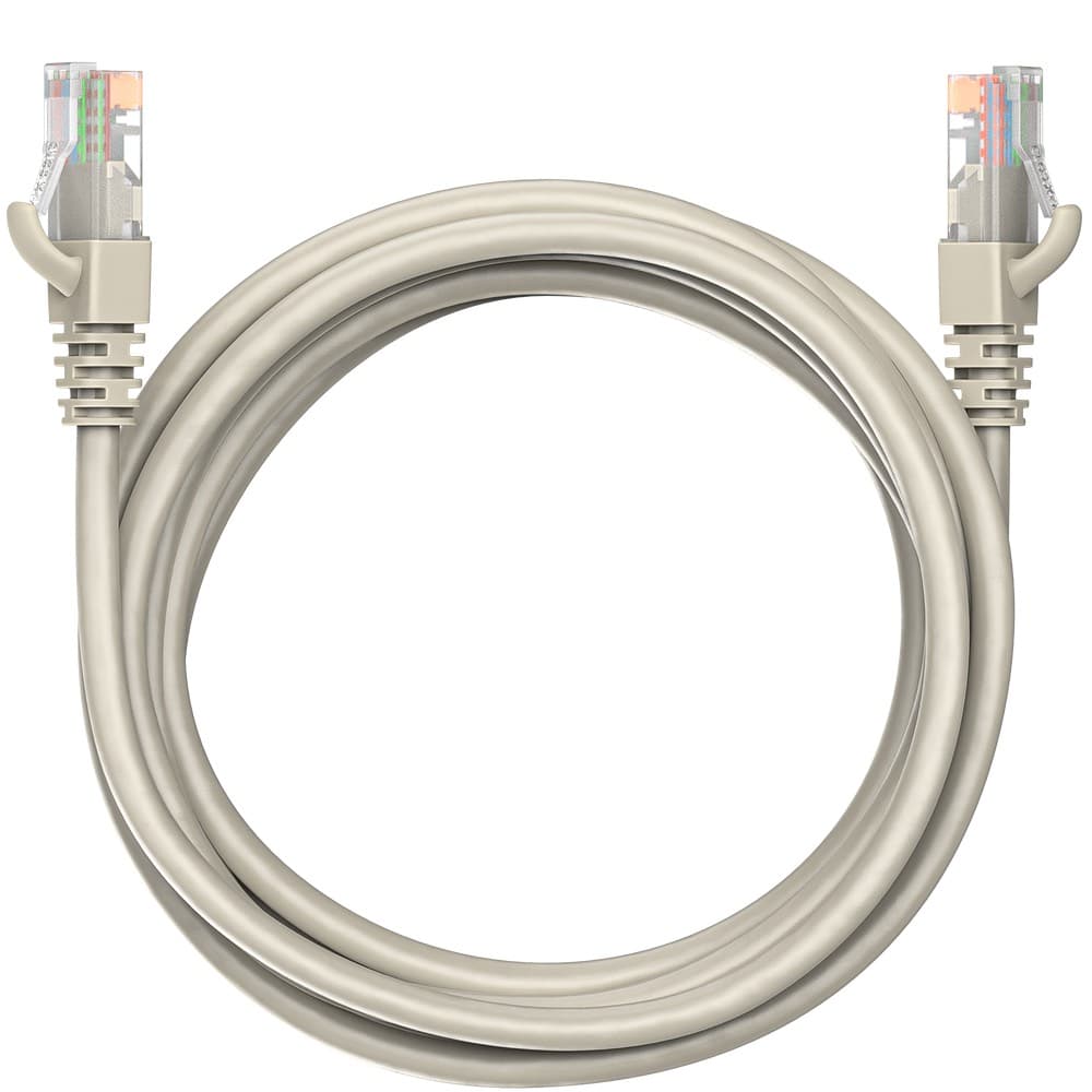 Патч-корд Maxicord RJ-45 кат.5е U/UTP CU 26AWG LSZH 3 метра, серый