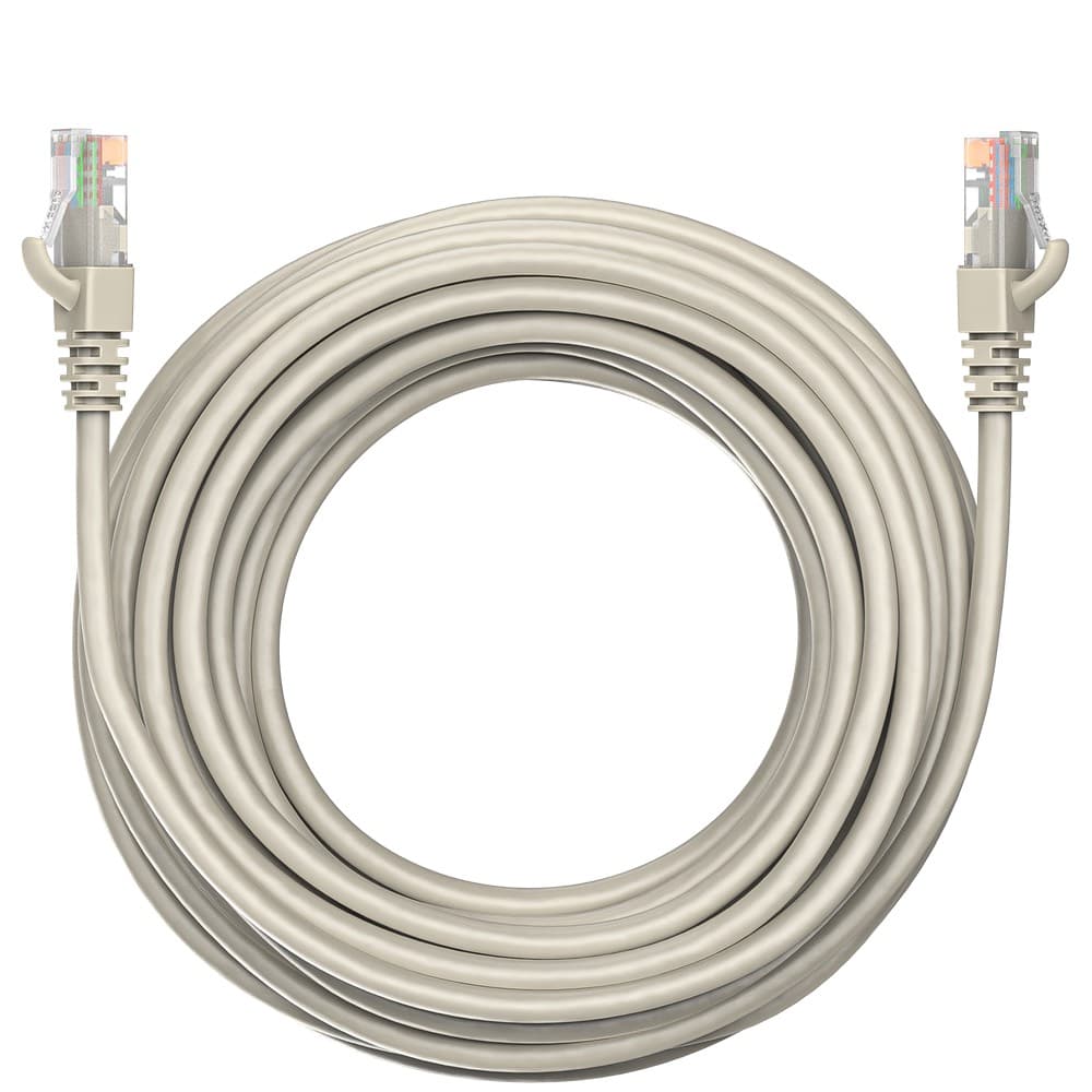 Патч-корд Maxicord RJ-45 кат.5е U/UTP CU 26AWG LSZH 10 метров, серый