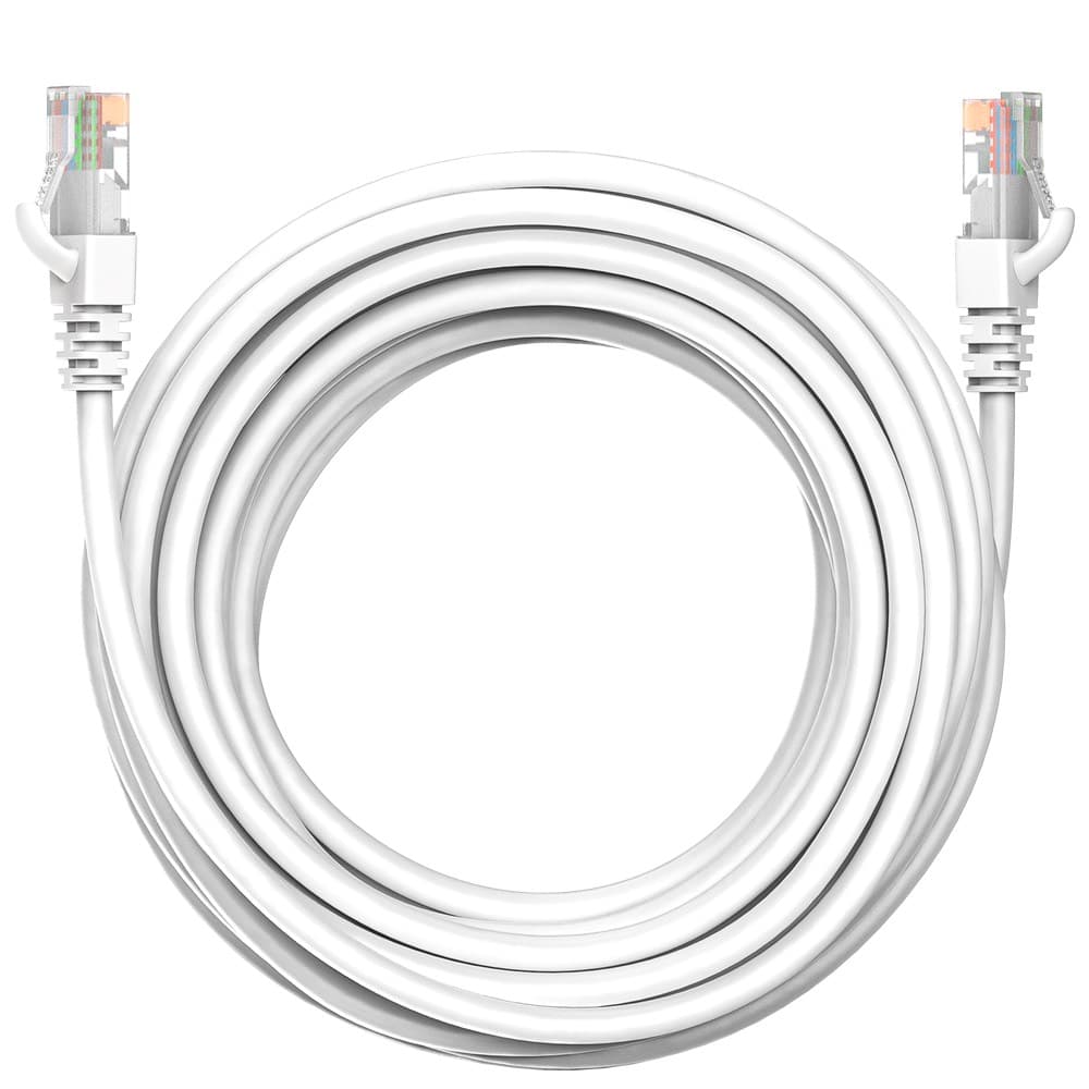 Патч-корд Maxicord RJ-45 кат.5е U/UTP CU 26AWG LSZH 5 метров, белый