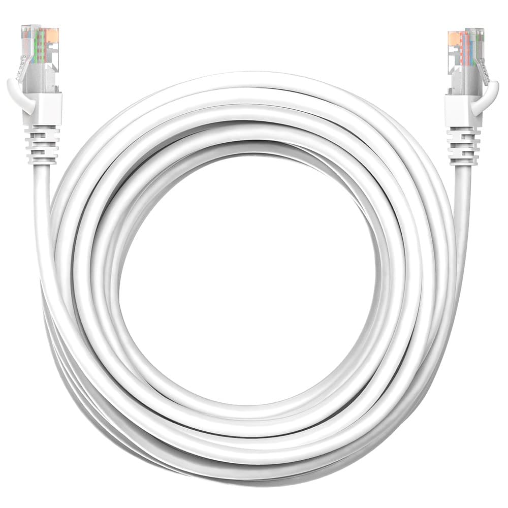 Патч-корд Maxicord RJ-45 кат.5е U/UTP CU 26AWG LSZH 7 метров, белый