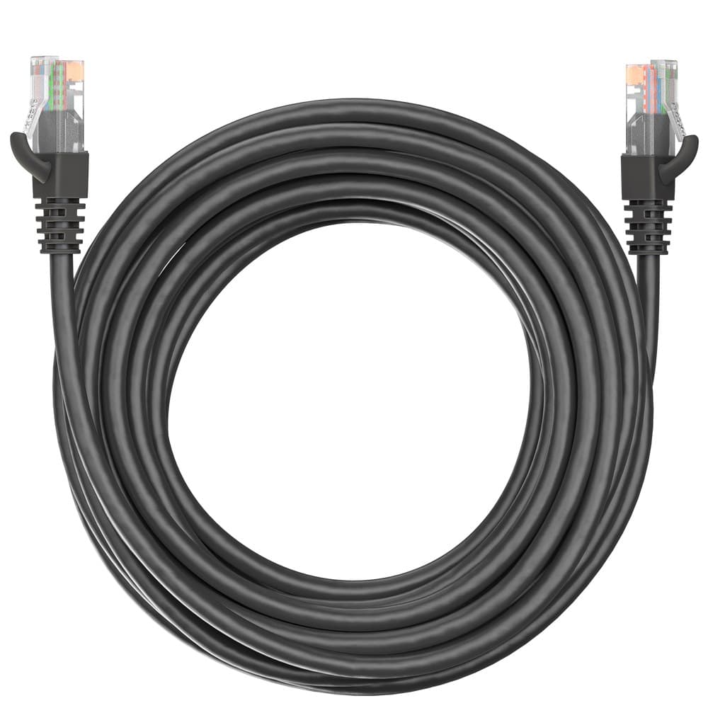 Патч-корд Maxicord RJ-45 кат.5е U/UTP CU 26AWG LSZH 5 метров, черный
