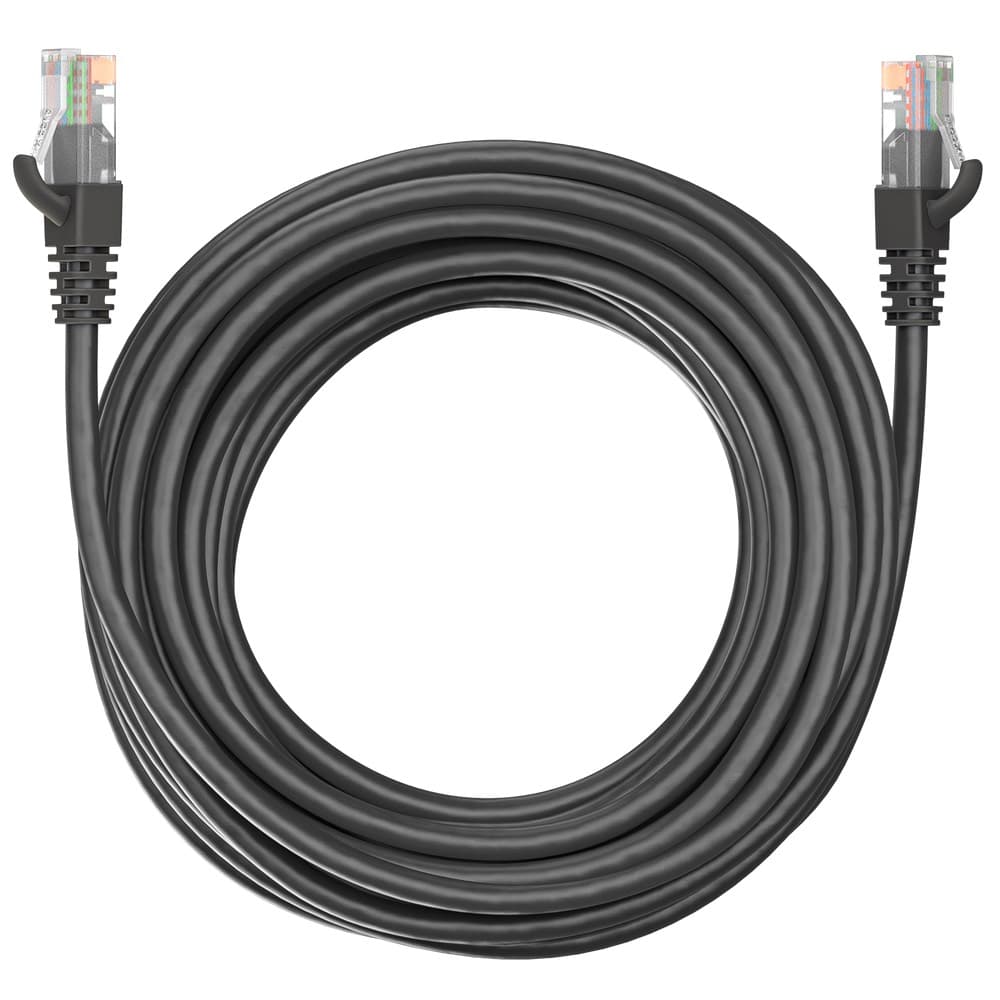 Патч-корд Maxicord RJ-45 кат.5е U/UTP CU 26AWG LSZH 7 метров, черный