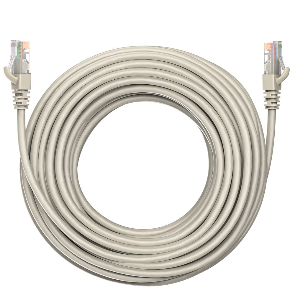 Патч-корд Maxicord RJ-45 кат.5е U/UTP CCA 26AWG LSZH 15 метров, серый