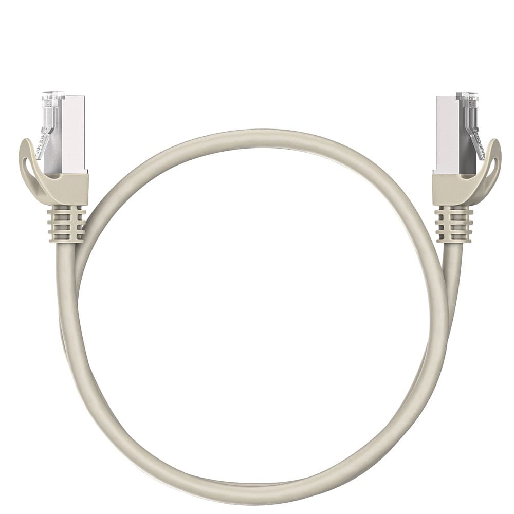 Патч-корд Maxicord RJ-45 кат.5е F/UTP CU 26AWG LSZH 0.5 метра, серый