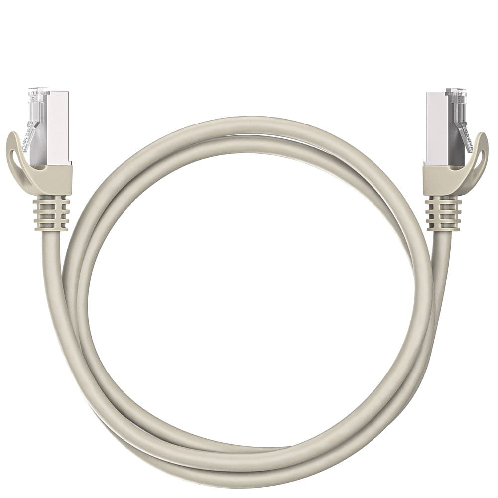 Патч-корд Maxicord RJ-45 кат.5е F/UTP CU 26AWG LSZH 1 метр, серый