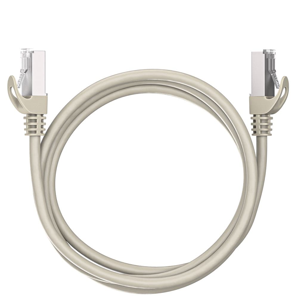 Патч-корд Maxicord RJ-45 кат.5е F/UTP CU 26AWG LSZH 1.5 метра, серый