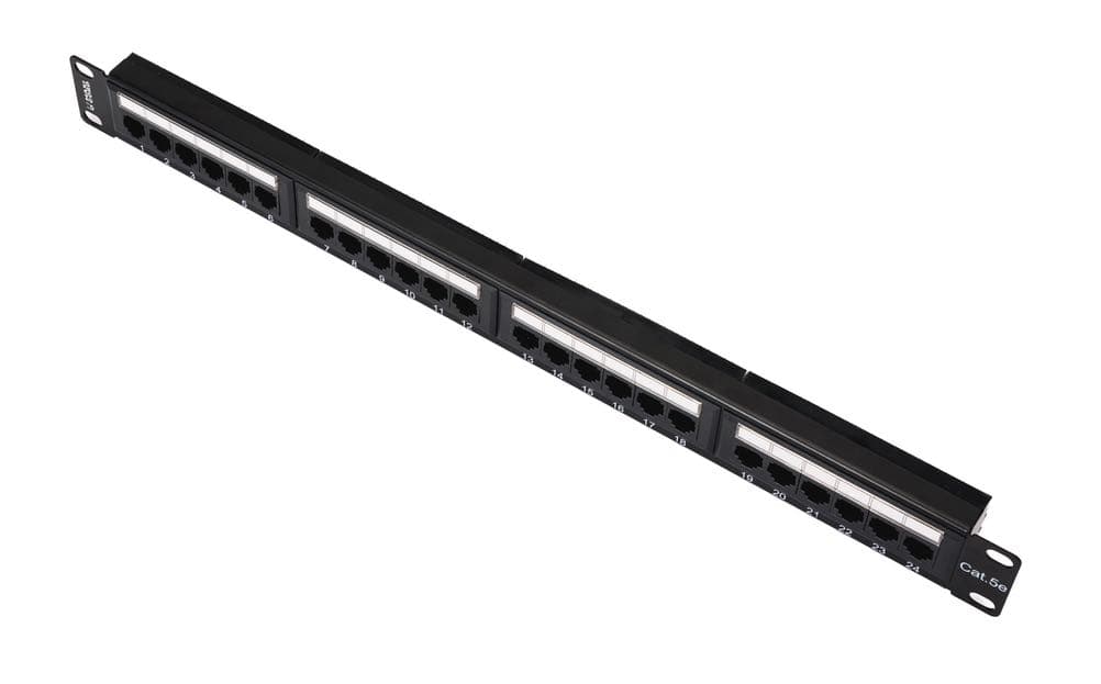 Патч-панель Maxicord 19" 1U кат.5е 24 порта RJ-45 DUAL IDC — изображение 2