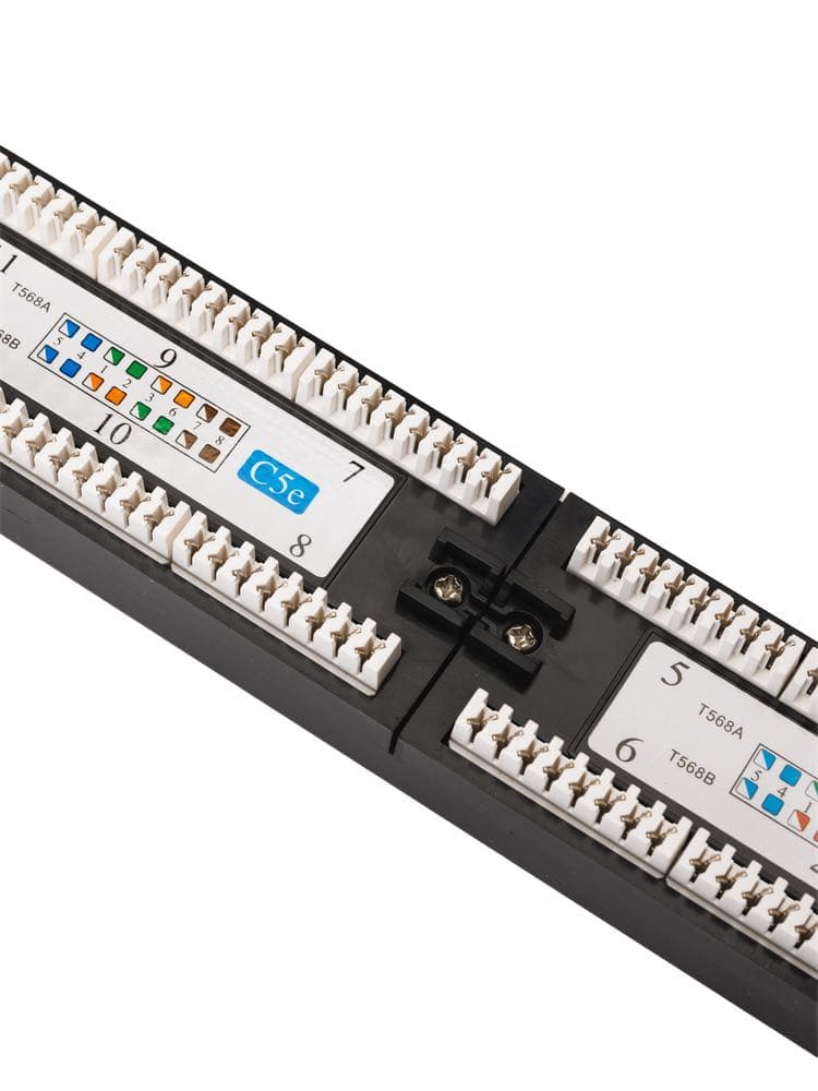 Патч-панель Maxicord 19" 1U кат.5е 24 порта RJ-45 DUAL IDC — изображение 4