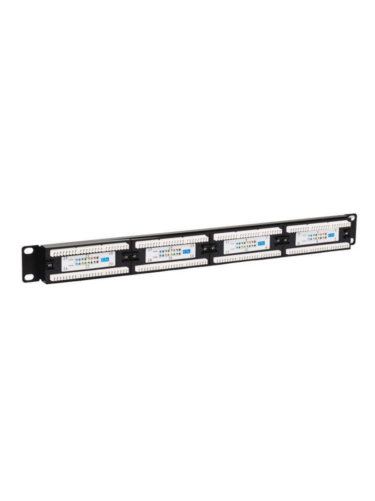 Патч-панель Maxicord 19" 1U кат.5е 24 порта RJ-45 DUAL IDC — изображение 5
