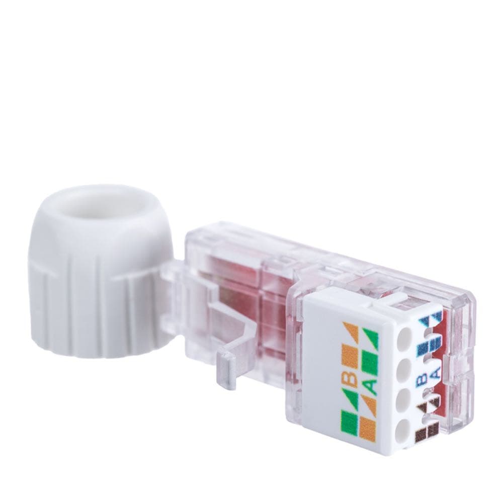 Полевой коннектор Maxicord с фиксатором кабеля RJ-45(8P8C) кат.5e универсальный, 50 шт — изображение 7