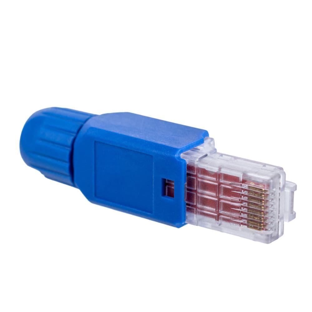 Полевой коннектор Maxicord с фиксатором кабеля RJ-45(8P8C) кат.6 универсальный, 50 шт — изображение 5