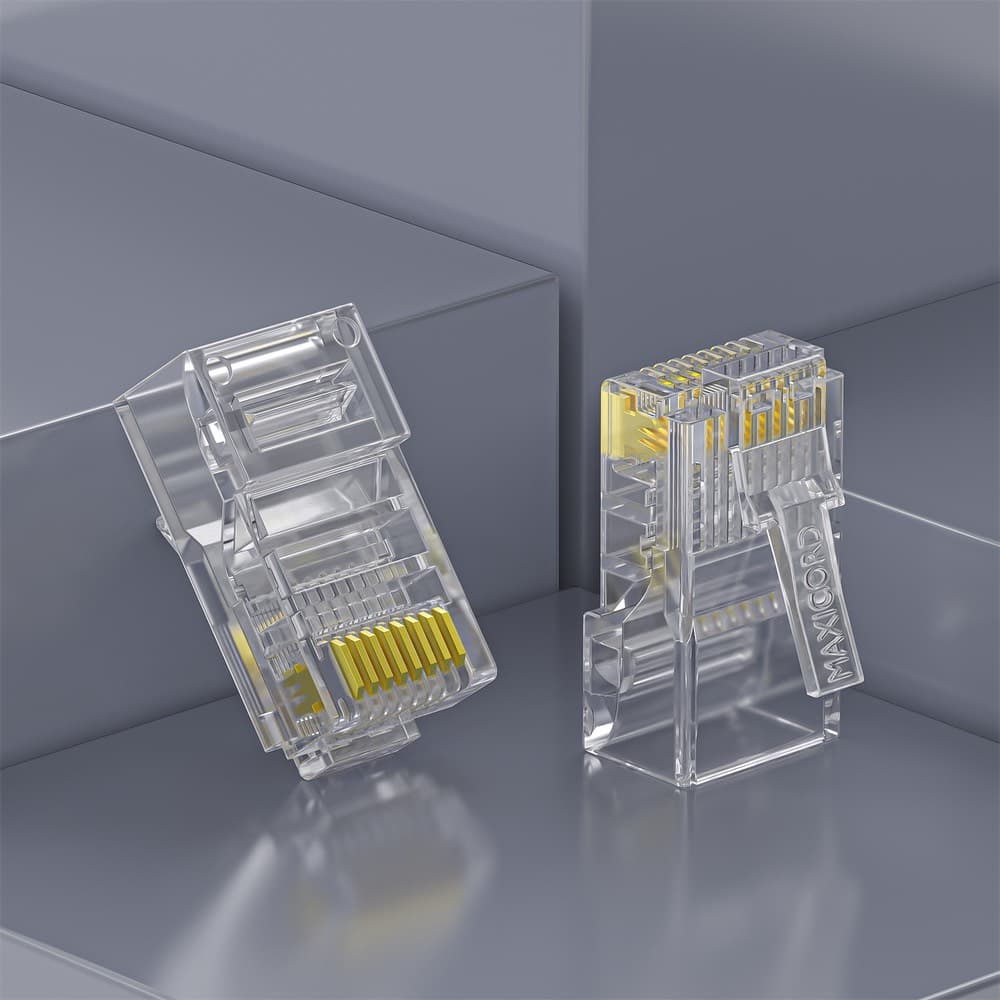 Коннектор Maxicord RJ-45(8P8C) кат.5e универсальный, 100 шт.