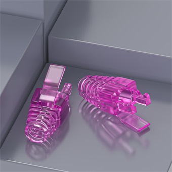 Защитный колпачок Maxicord для коннектора RJ-45(8P8C), фиолетовый, 100 шт.
