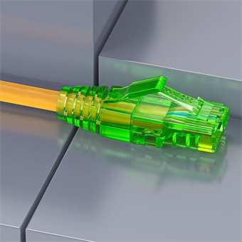 Комплект Maxicord, коннектор RJ-45(8P8C) кат.5е, защитный колпачок, зеленый 100 шт.