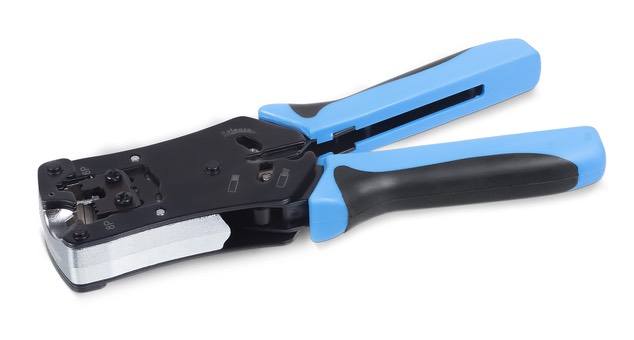 Инструмент обжимной Maxicord HT-468B для RJ-45 (8р8с), RJ-11/12 (6р6с, 6р4с, 6р2с), 4р4с, 4р2с, профессиональный