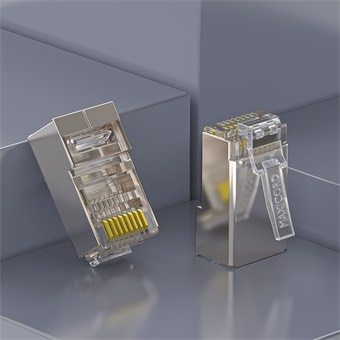 Коннектор Maxicord RJ-45(8P8C) кат.5e универсальный экранированный, 100 шт.