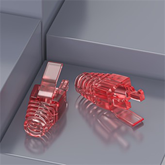 Защитный колпачок Maxicord для коннектора RJ-45(8P8C), красный, 100 шт.